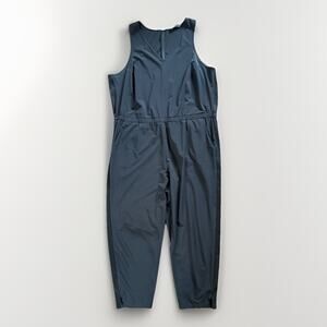 Athleta Brooklyn Sleeveless Jumpsuit Romper Plus Sz 22 Stretch Black Lightweight